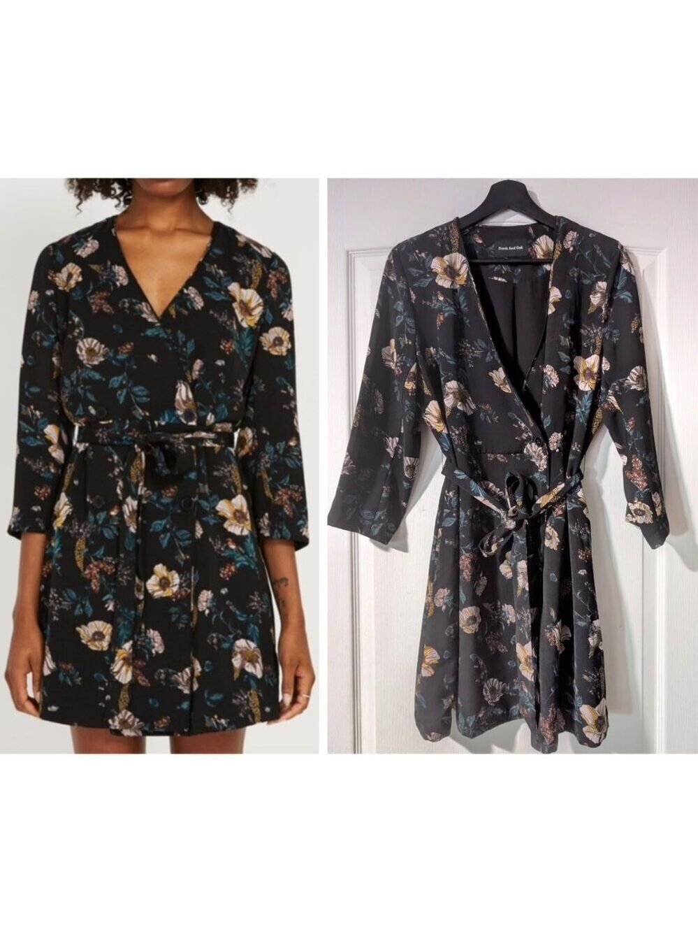 Frank and Oak | Floral Printed Blazer Dress